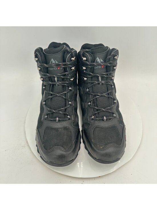 Nortiv 8 Men Size 9.5 Black Waterproof Mountain Hiking Ankle Work Boot main image 5